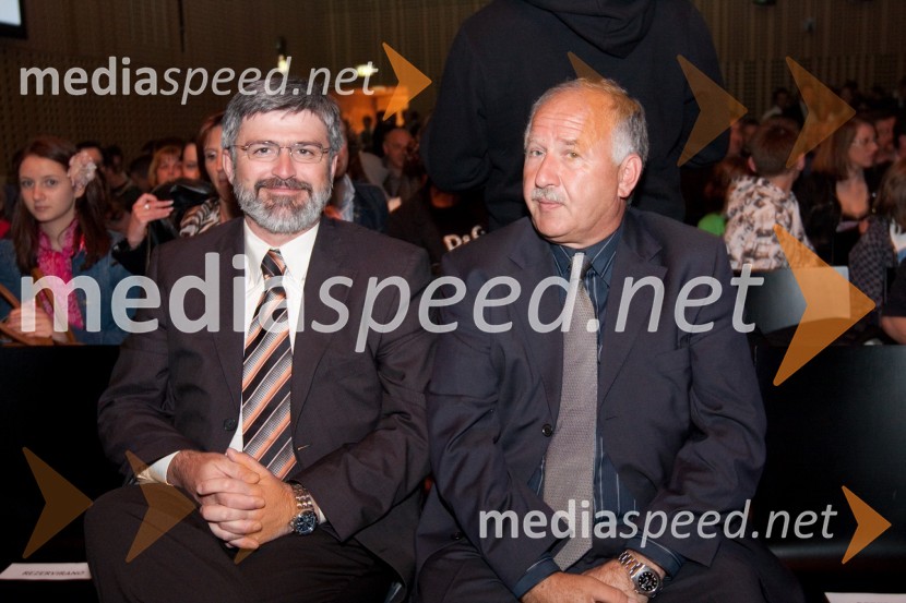 Roman Jakič, direktor Hale Tivoli in ...Predstavitev slovenske nogometne reprezentance