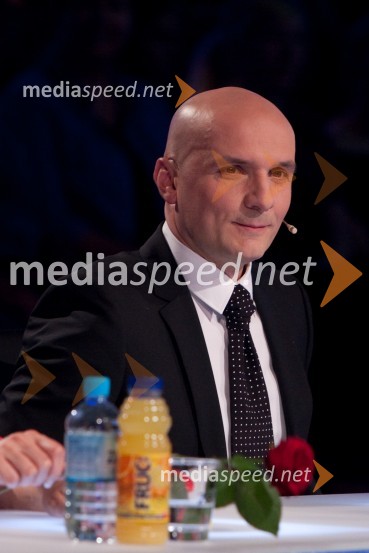 Branko Čakarmiš, član žirijeSlovenija ima talent, 4. polfinalna oddaja, novi finalistki sta: Maja Keuc in Tina Drole