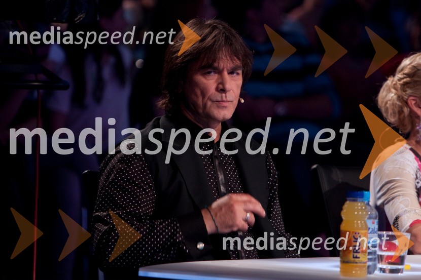 Brane Kastelic, član žirijeSlovenija ima talent, 4. polfinalna oddaja, novi finalistki sta: Maja Keuc in Tina Drole