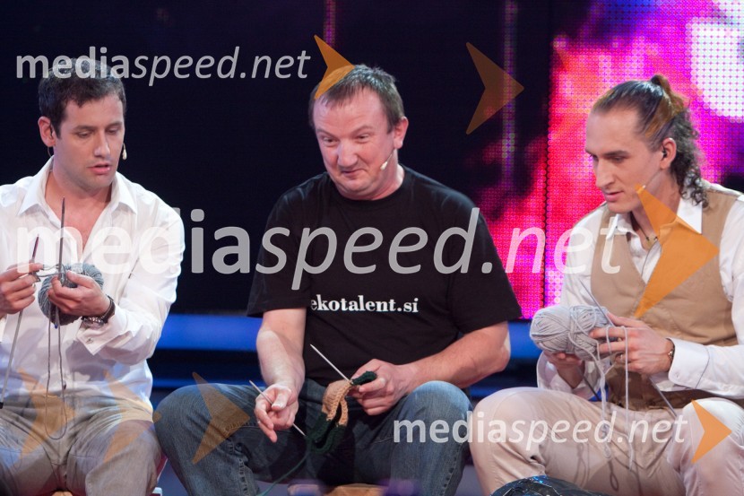 	Peter Poles, voditelj oddaje, Jože Kralj in Vid Valič, voditelj oddajeSlovenija ima talent, 4. polfinalna oddaja, novi finalistki sta: Maja Keuc in Tina Drole