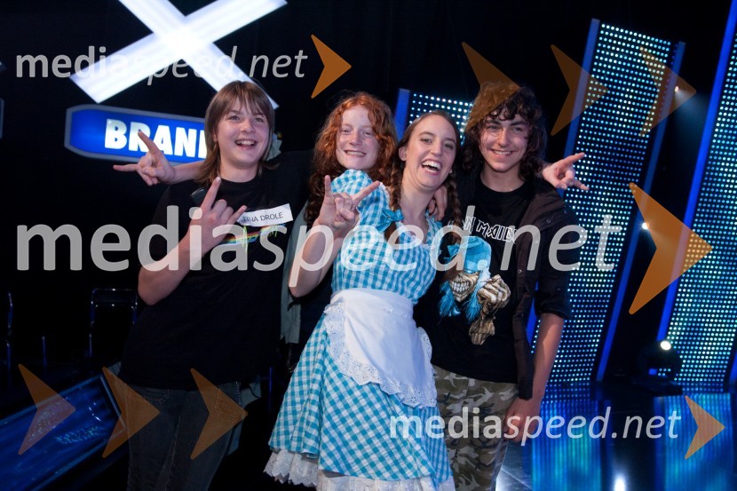 Tina Drole in njen bandSlovenija ima talent, 4. polfinalna oddaja, novi finalistki sta: Maja Keuc in Tina Drole