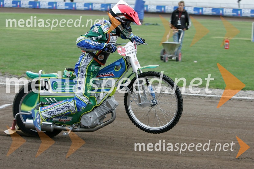 Antonio Lindback (Švedska)SPEEDWAY GRAND PRIX, VN Švedske 2006, trening