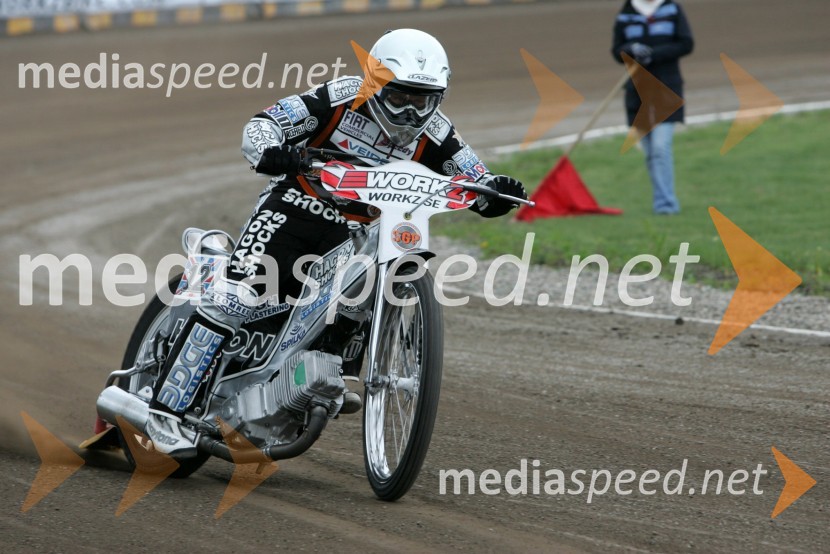 Lee Richardson (Velika Britanija)SPEEDWAY GRAND PRIX, VN Švedske 2006, trening