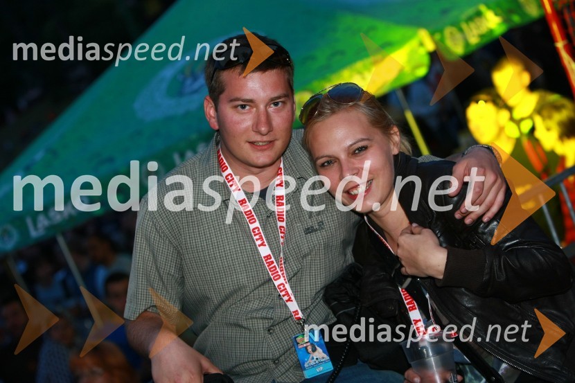 Marko Vanovšek, fotograf in Tamara Verginelčič15. obletnica Radia City, koncert