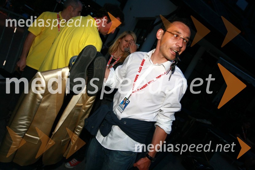 Tadej Toš, igralec15. obletnica Radia City, koncert