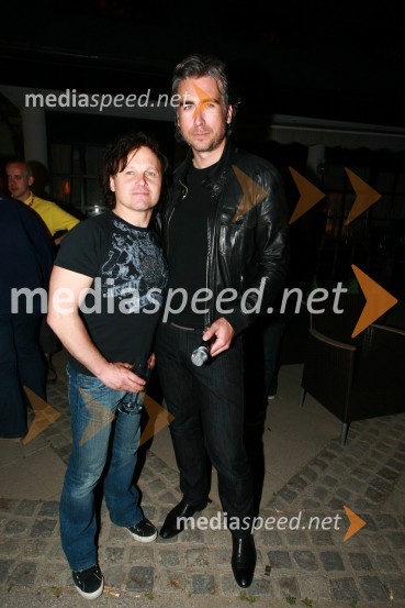 Matjaž Jelen, pevec skupine Šank Rock in Jan Plestenjak, pevec15. obletnica Radia City, koncert