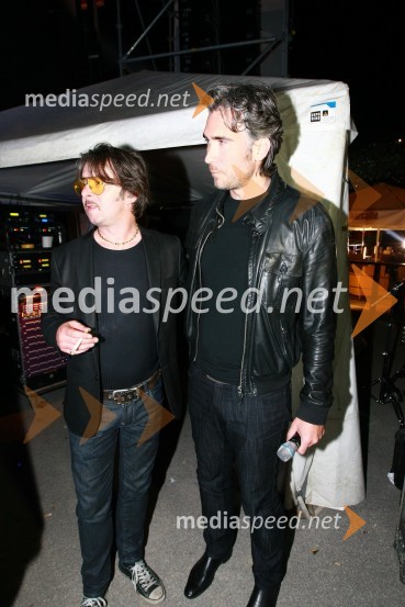 Robert Pešut - Magnifico, glasbenik in Jan Plestenjak, pevec15. obletnica Radia City, koncert