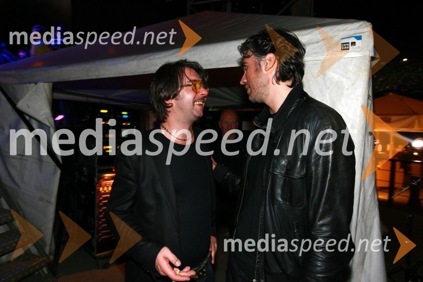 Robert Pešut - Magnifico, glasbenik in Jan Plestenjak, pevec15. obletnica Radia City, koncert