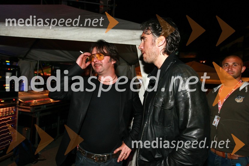 Robert Pešut - Magnifico, glasbenik in Jan Plestenjak, pevec15. obletnica Radia City, koncert