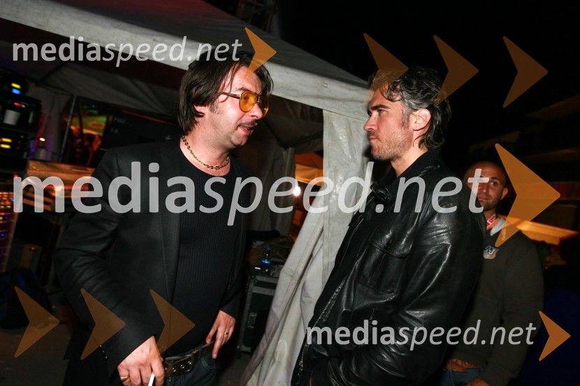 Robert Pešut - Magnifico, glasbenik in Jan Plestenjak, pevec15. obletnica Radia City, koncert