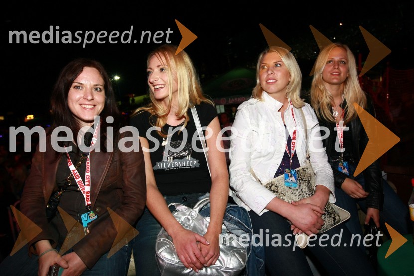 Karmen Semler, Mojca Zagernik, jadralka, Teja Godec in Anja Kolšek15. obletnica Radia City, koncert