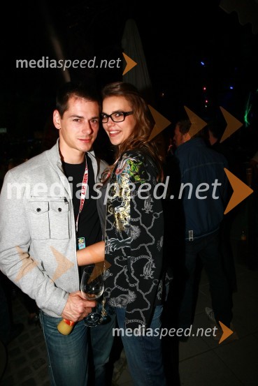 Tina Petelin, Miss Slovenije 2009 in fant Adam Vengust15. obletnica Radia City, koncert