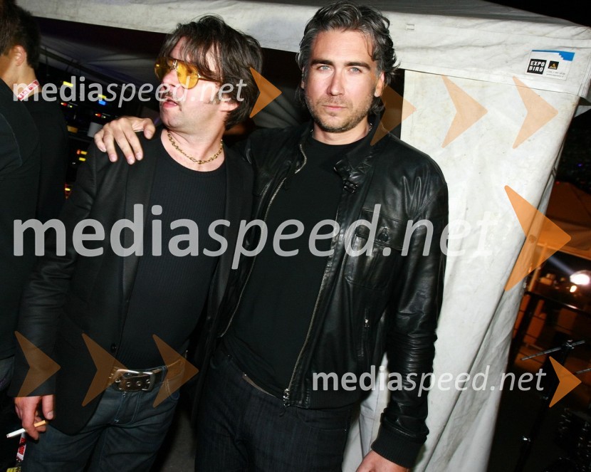 Robert Pešut - Magnifico, glasbenik in Jan Plestenjak, pevec15. obletnica Radia City, koncert