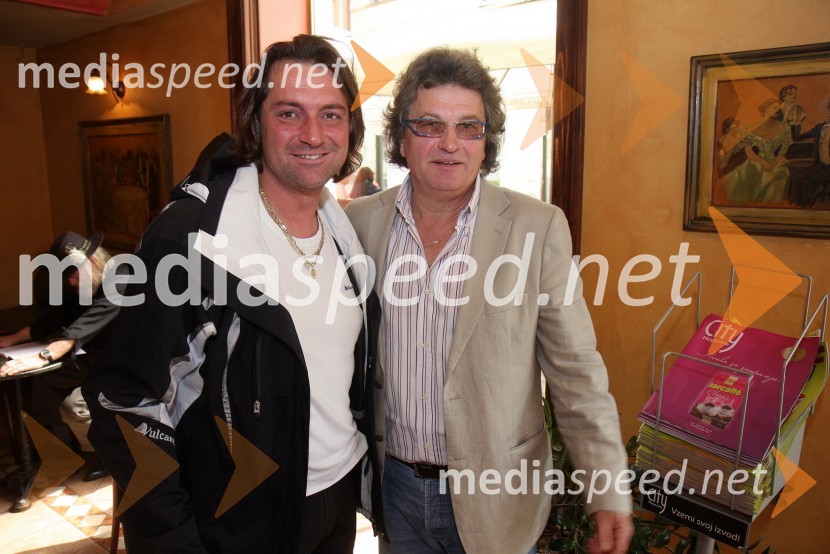 Samir Kobler, glasbenik in Ivo Mojzer, pevecEzl ek, srečanje 2010, Jure Doležal postal frajer Ezl Eka