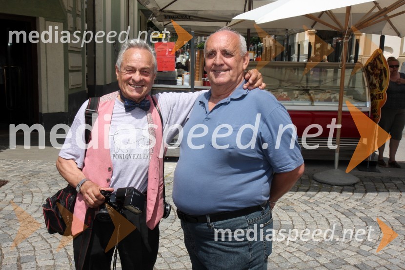 Smiljan Pušenjak, fotografska legenda in Vlado JežovnikEzl ek, srečanje 2010, Jure Doležal postal frajer Ezl Eka