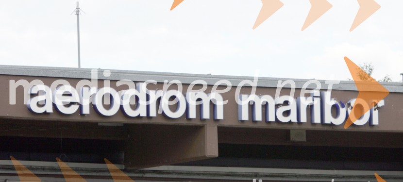 Tabla aerodroma MariborNovo letalo družbe Styrian Spirit