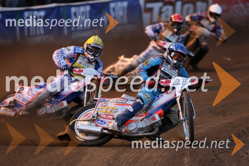 Jason Crump (Avstralija) in Greg Hancock (ZDA)SPEEDWAY GRAND PRIX, VN Švedske 2006, dirka