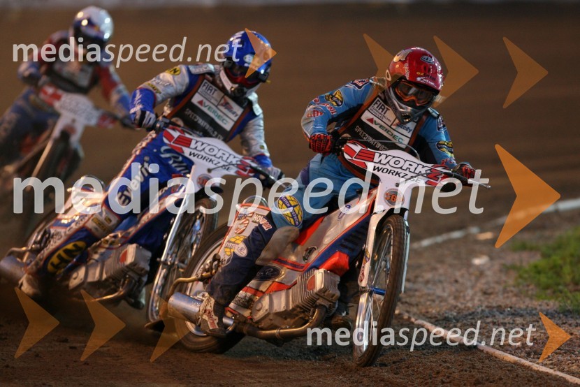 Tomasz Gollob (Poljska) in Greg Hancock (ZDA)
SPEEDWAY GRAND PRIX, VN Švedske 2006, dirka