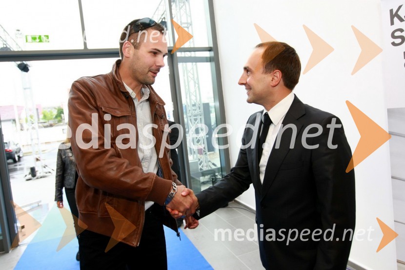 Andrej Glaser in Uroš Seles, direktor BMW Selmar d.o.o.Odprtje najsodobnejšega BMW salona Selmar Maribor