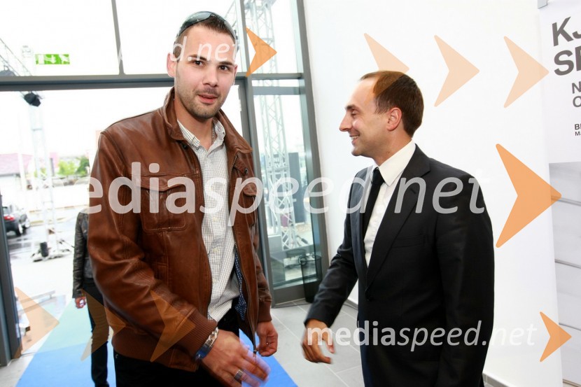 Andrej Glaser in Uroš Seles, direktor BMW Selmar d.o.o.Odprtje najsodobnejšega BMW salona Selmar Maribor