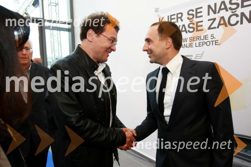 ... in Uroš Seles, direktor BMW Selmar d.o.o.Odprtje najsodobnejšega BMW salona Selmar Maribor