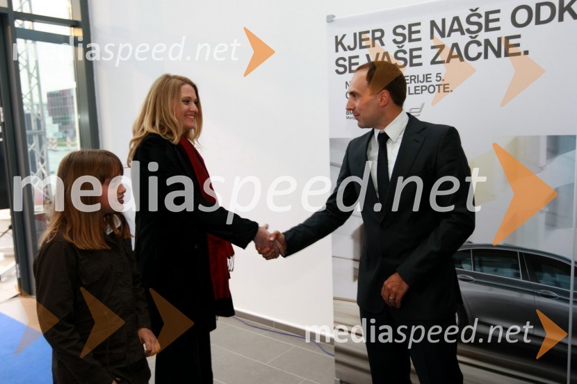 ... in Uroš Seles, direktor BMW Selmar d.o.o.Odprtje najsodobnejšega BMW salona Selmar Maribor