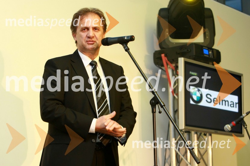 Ivan Simič, predsednik Nogometne zveze SlovenijeOdprtje najsodobnejšega BMW salona Selmar Maribor