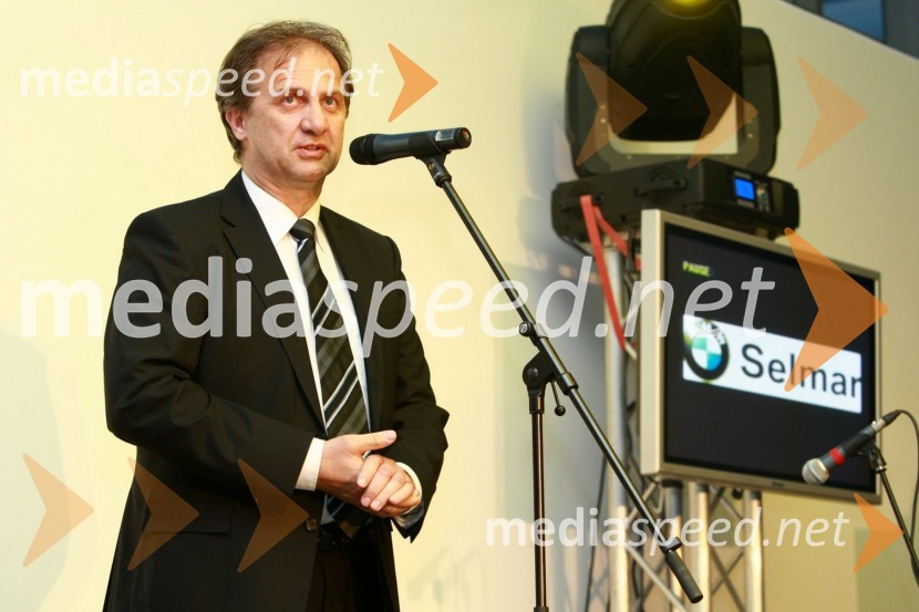 Ivan Simič, predsednik Nogometne zveze SlovenijeOdprtje najsodobnejšega BMW salona Selmar Maribor