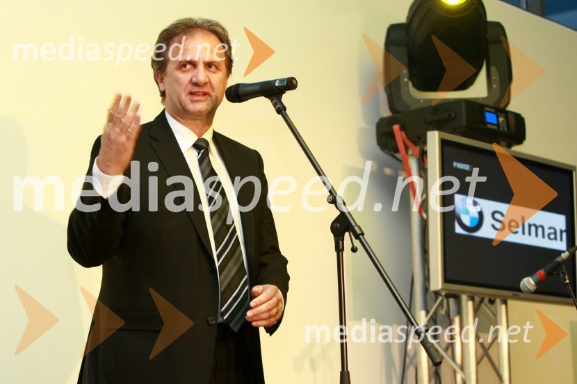 Ivan Simič, predsednik Nogometne zveze SlovenijeOdprtje najsodobnejšega BMW salona Selmar Maribor