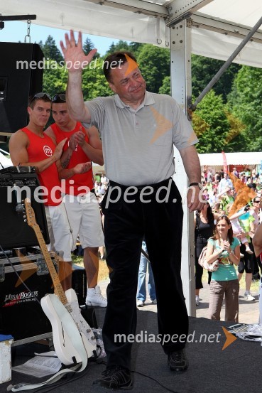 Zoran Jankovič, župan mestne občine Ljubljana5. DM tek za ženske