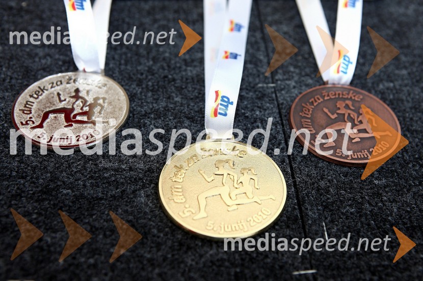 Medalje5. DM tek za ženske