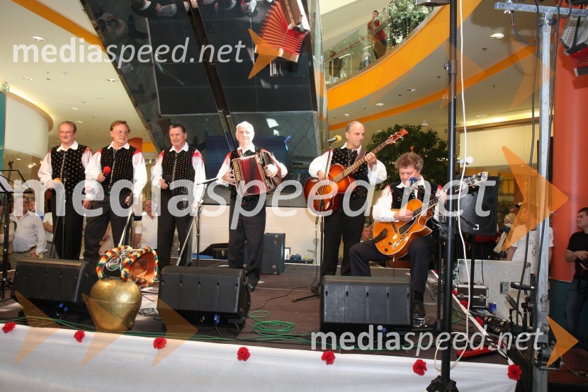 Ansambel Lojzeta Slaka in Fantje s Praprotna2. festival narodnozabavne glasbe v Europarku