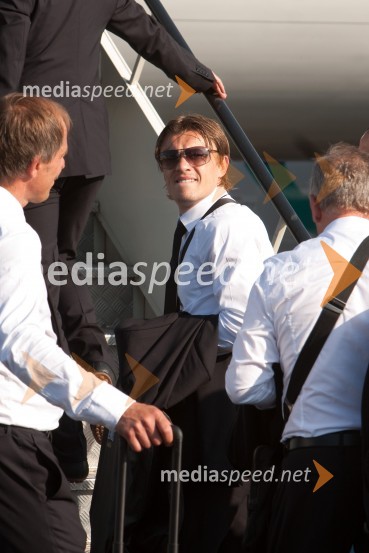 Zlatko Dedič, član slovenske nogometne reprezentanceOdhod Slovenske nogometne reprezentance v Južno Afriško Republiko