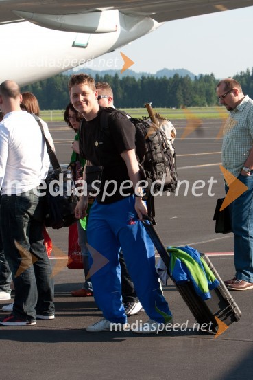 Vid Ponikvar, fotografOdhod Slovenske nogometne reprezentance v Južno Afriško Republiko