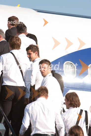 Člani slovenske nogometne reprezentanceOdhod Slovenske nogometne reprezentance v Južno Afriško Republiko