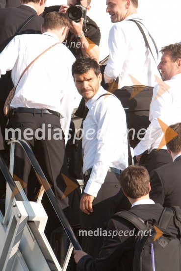 Aleksander Radosavljevič, član slovenske nogometne reprezentanceOdhod Slovenske nogometne reprezentance v Južno Afriško Republiko