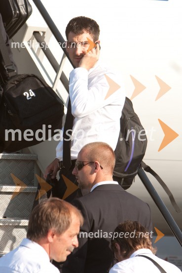 Odhod Slovenske nogometne reprezentance v Južno Afriško Republiko