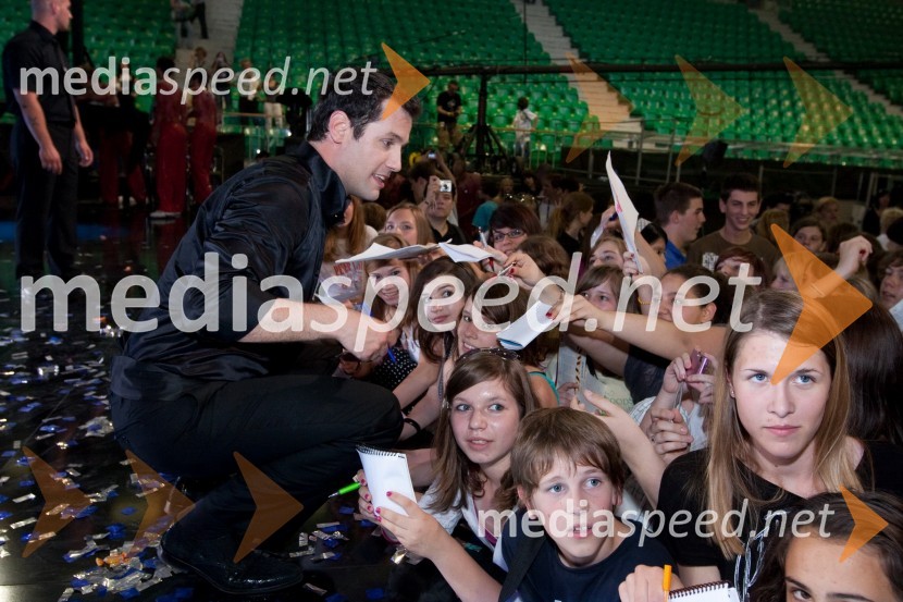 Peter Poles, voditelj oddajeSlovenija ima talent, finale - Lina Kuduzovič je velika zmagovalka