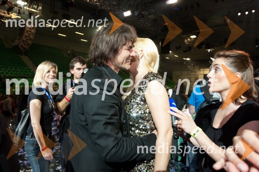 Brane Kastelic in Lucienne Lončina, člana žirijeSlovenija ima talent, finale - Lina Kuduzovič je velika zmagovalka