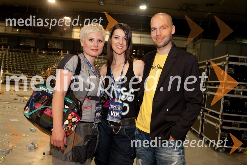 Ana Praznik, Alenka in Simon, nekdanji člani skupine BepopSlovenija ima talent, finale - Lina Kuduzovič je velika zmagovalka