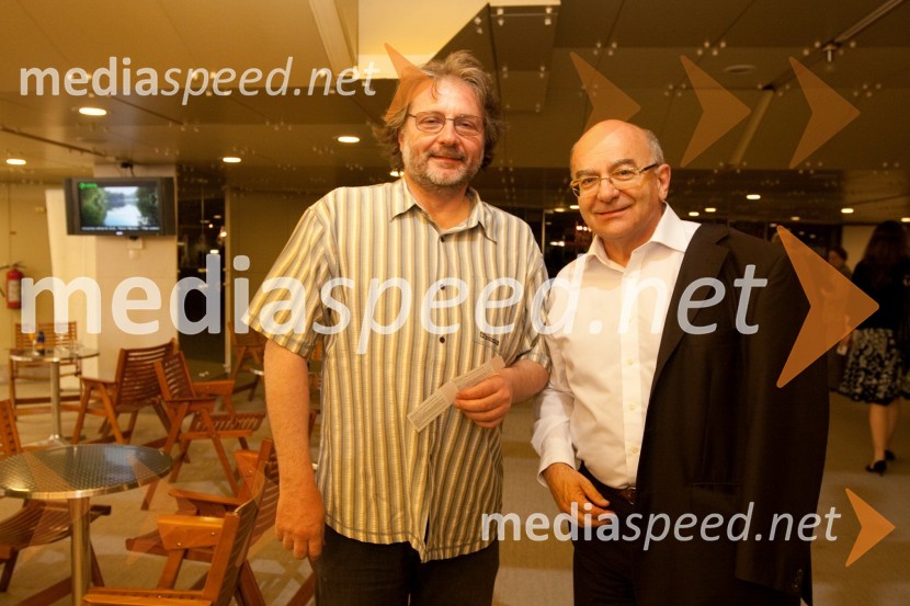 Vinko Möderndorfer, režiser in scenarist in Mitja Rotovnik, direktor Cankarjevega doma  	 
La Vie en Rose 2010, v znamenju Mojmira Sepeta