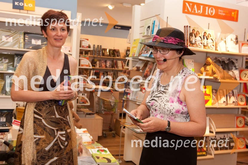 Katarina Modic, PR služba MKZ in Zdenka Čebašek Travnik, varuhinja človekovih pravicSlavni berejo 2010