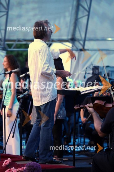 Friedemann Riehle, dirigentSlovenski filharmoniki in Tony Cetinski, open air koncert