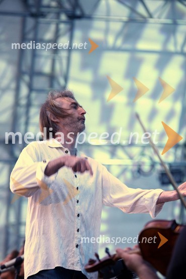 Friedemann Riehle, dirigentSlovenski filharmoniki in Tony Cetinski, open air koncert