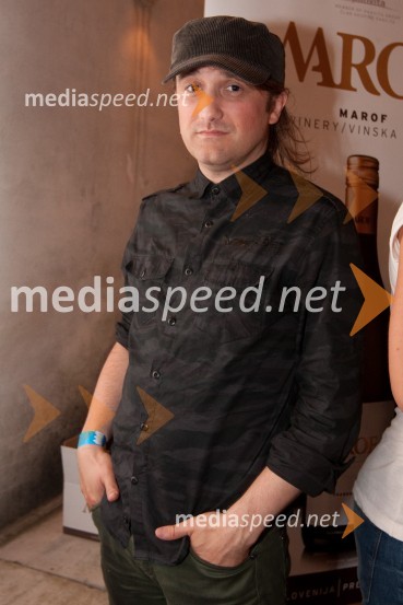 Saša Lošić, član skupine Plavi orkestarRadio SI night