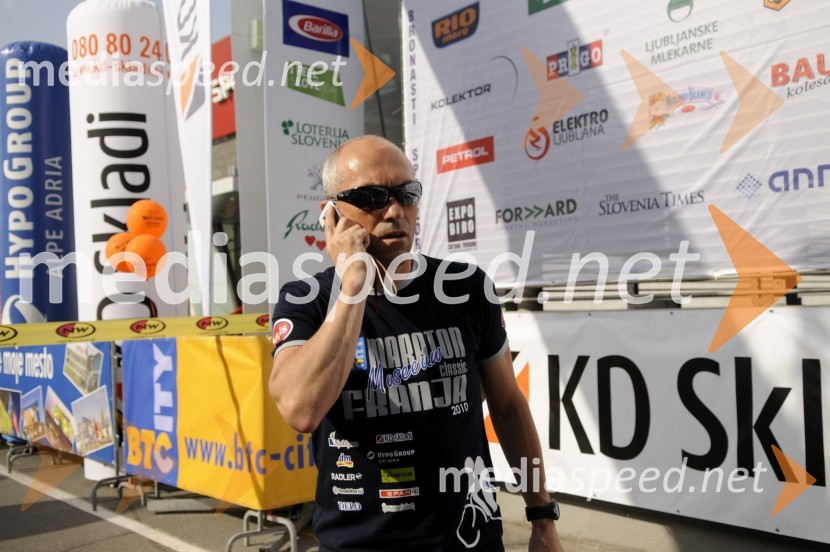 Gorazd Penko, direktor Maratona Franja, kolesarski trener in nekdanji tekmovalecMaraton Franja 2010