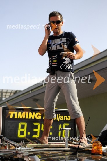 Miro Miškulin, nekdanji kolesar in pomočnik direktorja Maratona Franja
Maraton Franja 2010