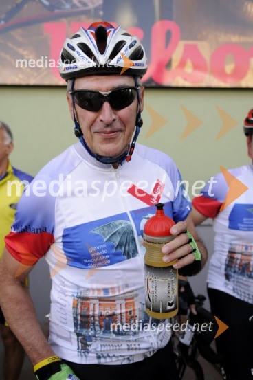 Aleš Čerin, podžupan Mestne občine LjubljanaMaraton Franja 2010