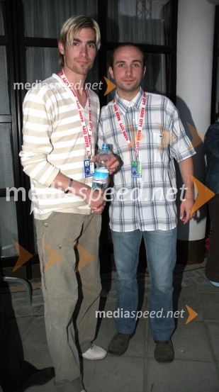 Martin Pregelj, nogometaš in Gregor Zafošnik, namiznoteniški igralecRadio City koncert