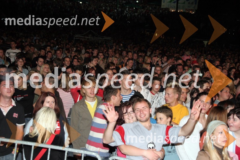 Obiskovalci koncertaRadio City koncert